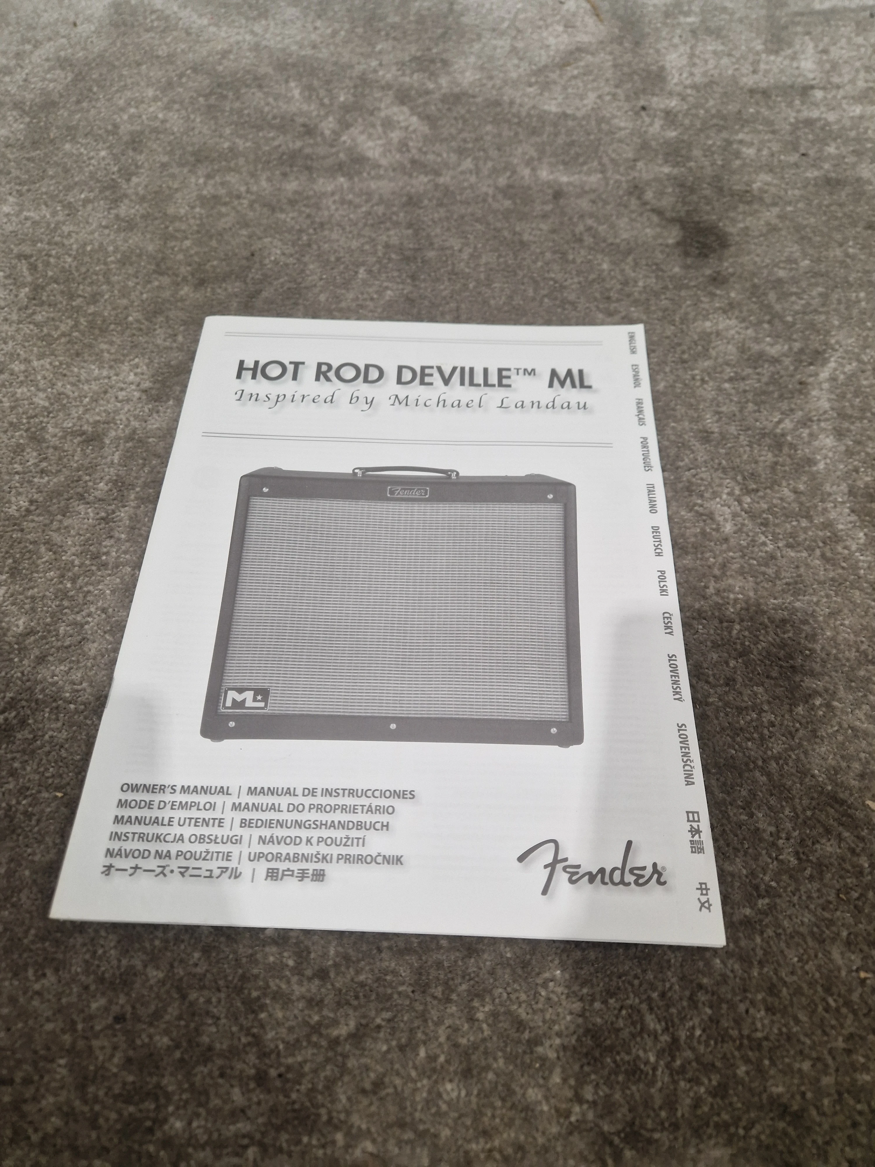 Fender Hot Rod DeVille 212 ML - Guitar Amplifier Combo - Black - Like New w/ Manuels - Image 21